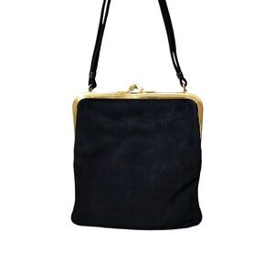Koret Black Calf Leather Vintage 50's Bag